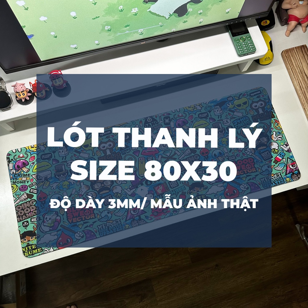 [THANH LÝ LÓT 80x30] Lót Chuột Cỡ Lớn Ảnh Thật Được Chọn Mẫu Kích Thước ...