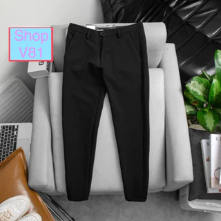 Quần tây nam (150kg đến 38kg) PLUXURY chất vải dày mịn co giãn nhẹ mặc thoải mái