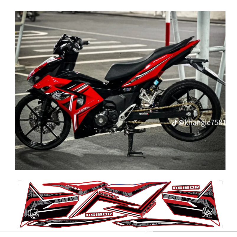 Tem rời winner x v3 cao cấp chất liệu in 3 lớp chống nước không phai màu NHÃN DÁN, LOGO.
