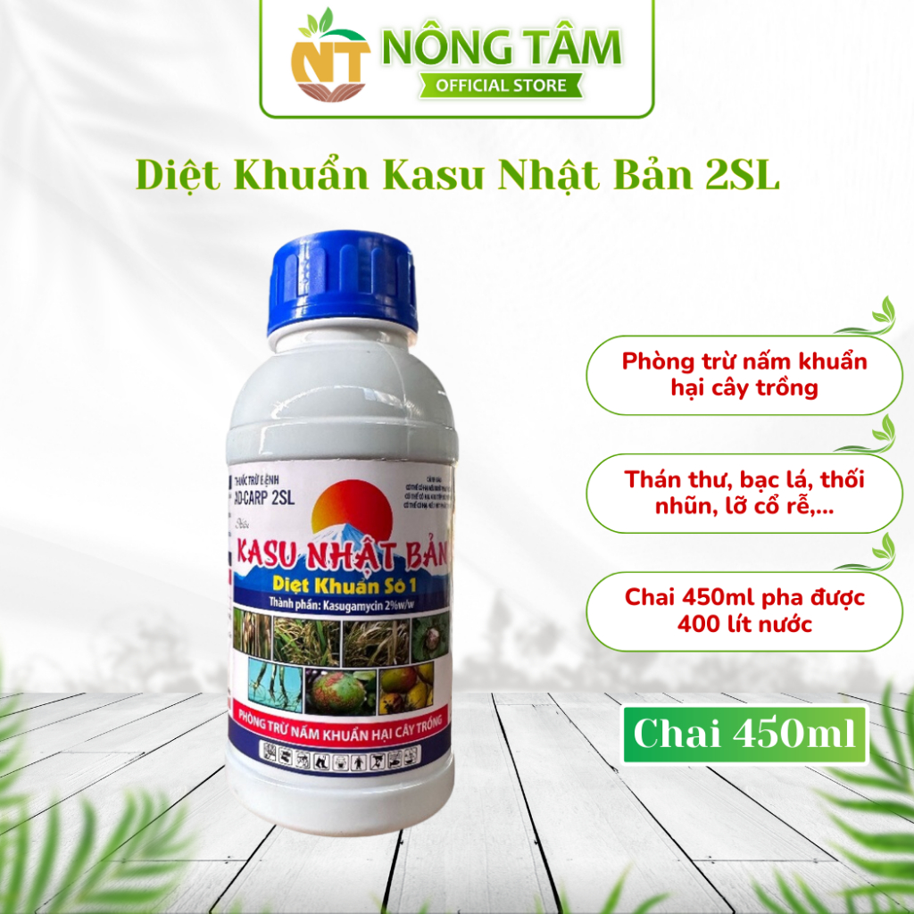 Thuốc trừ nấm khuẩn Kasu Nhật Bản 2SL chuyên diệt khuẩn trên cây trồng ...