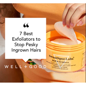 50 miếng khăn lau tẩy tế bào chết và làm sáng da cơ thể-SweetSpot Labs Buff & Brighten