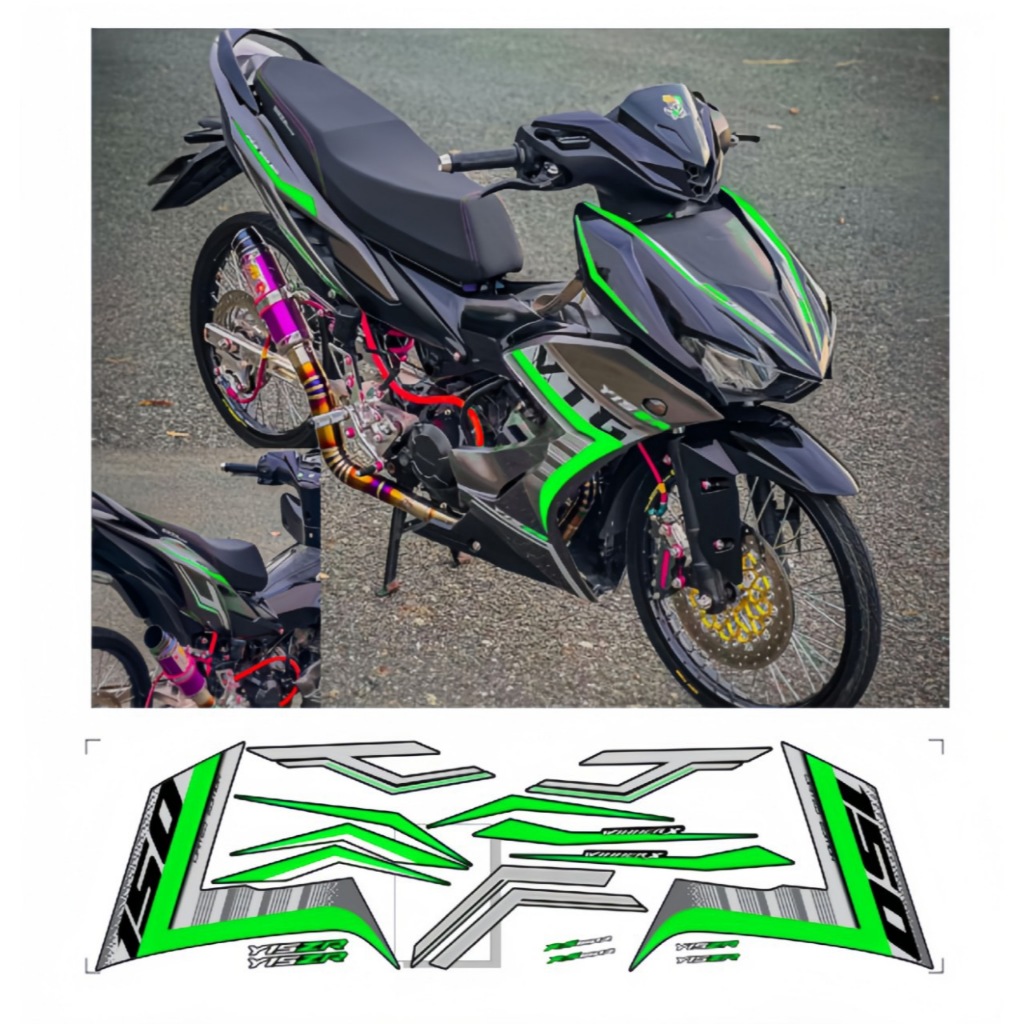 Tem rời winner x v2 cao cấp chất liệu in 3 lớp PPF chống nước không phai màu thích hợp nên đen hoặc xám nhãn dán,logo.