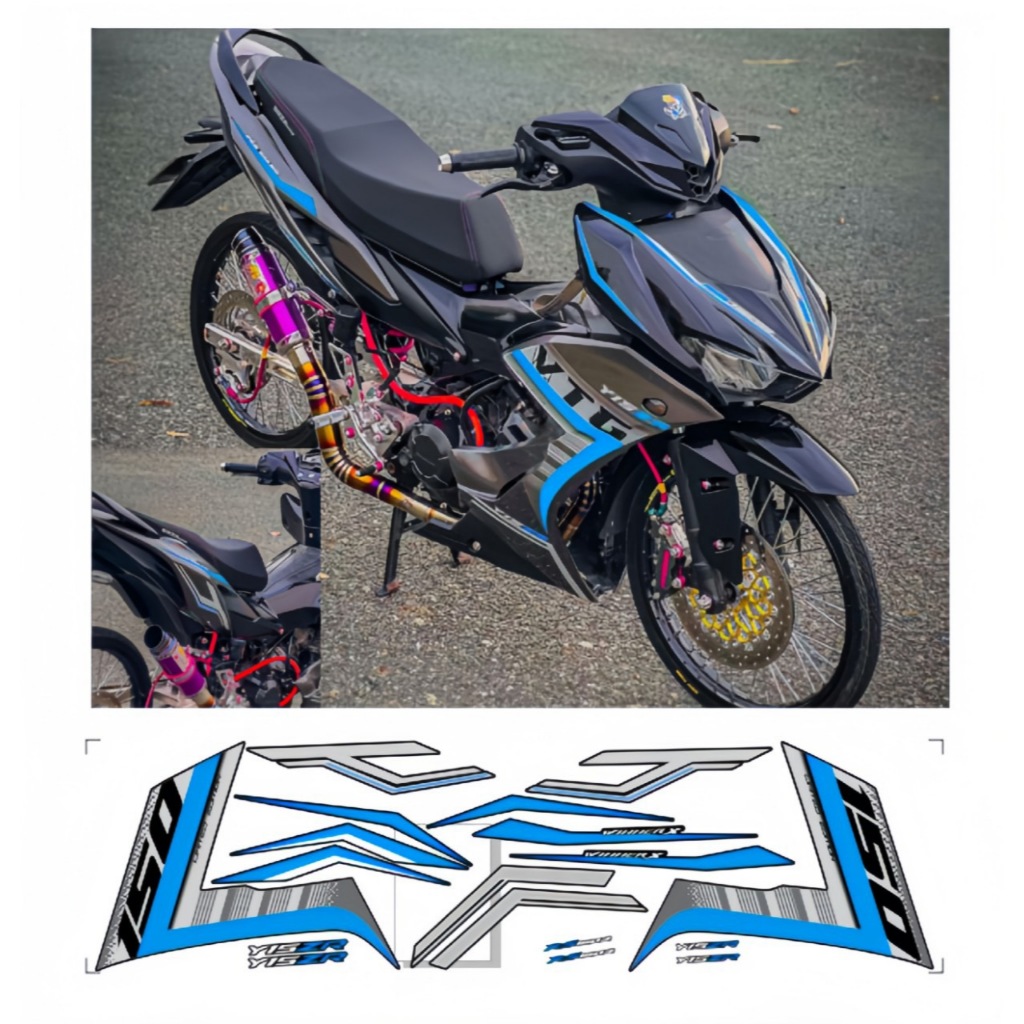 Tem rời winner x v2 cao cấp chất liệu in 3 lớp PPF chống nước không phai màu thích hợp nên đen hoặc xám nhãn dán,logo.