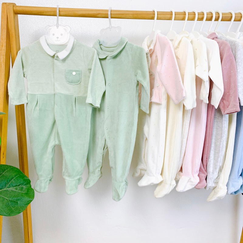 [MD55] 6-9-12-18-24M ZY Body sleep nỉ nhung ấm áp xuất xịn cho bé yêu