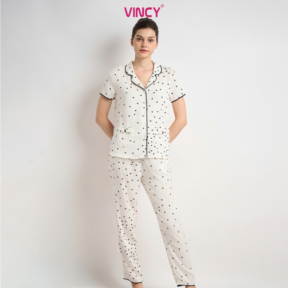 Ảnh Bộ Đồ Satin Dài Nữ Vincy BSD034W11 4