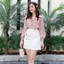 Sơ mi nữ tơ nơ cổ công sở V537