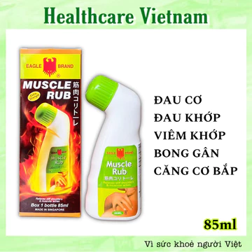 Dầu Nóng Xoa Bóp Con Ó Có Đầu Lăn Eagle Brand Muscle Rub ( Dầu Lăn Con Ó) Chai 85ml