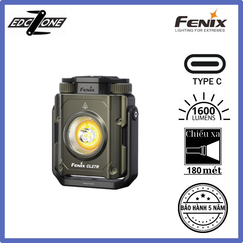 Đèn cắm trại FENIX CL27R Chính hãng (1600 lumens)