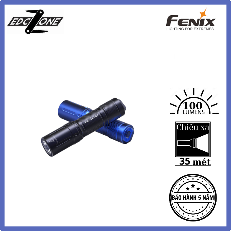 Đèn móc khóa FENIX E01 V2.0 Chính hãng (100 Lumens)