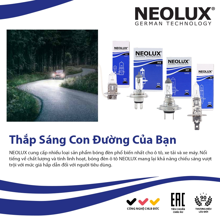 Bóng Đèn Halogen Original OSRAM NEOLUX H8 N708 12V 35W