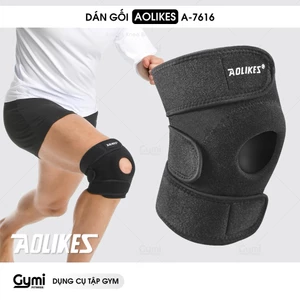Băng Bảo Vệ Đầu Gối Aolikes A-7616 - Đai Dán Gối Khi Tập Gym Tập Thể Thao Cao Cấp Chính Hãng - AL7616