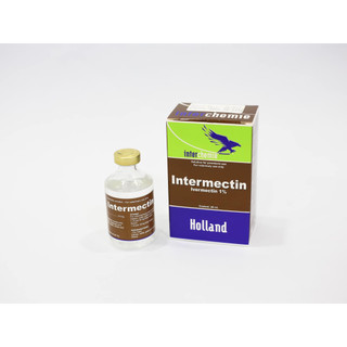 Thuốc thú y INTERMECTIN 100ml và 50ml tẩy giun sán ve ghẻ rận cho chó mèo heo gia súc Interchemie