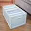 Hộp đựng quần áo BẰNG NHỰA GẤP GỌN có ngăn chia làm bằng giấy carton rất cứng cáp Hộp đựng đồ đa năng có nắp