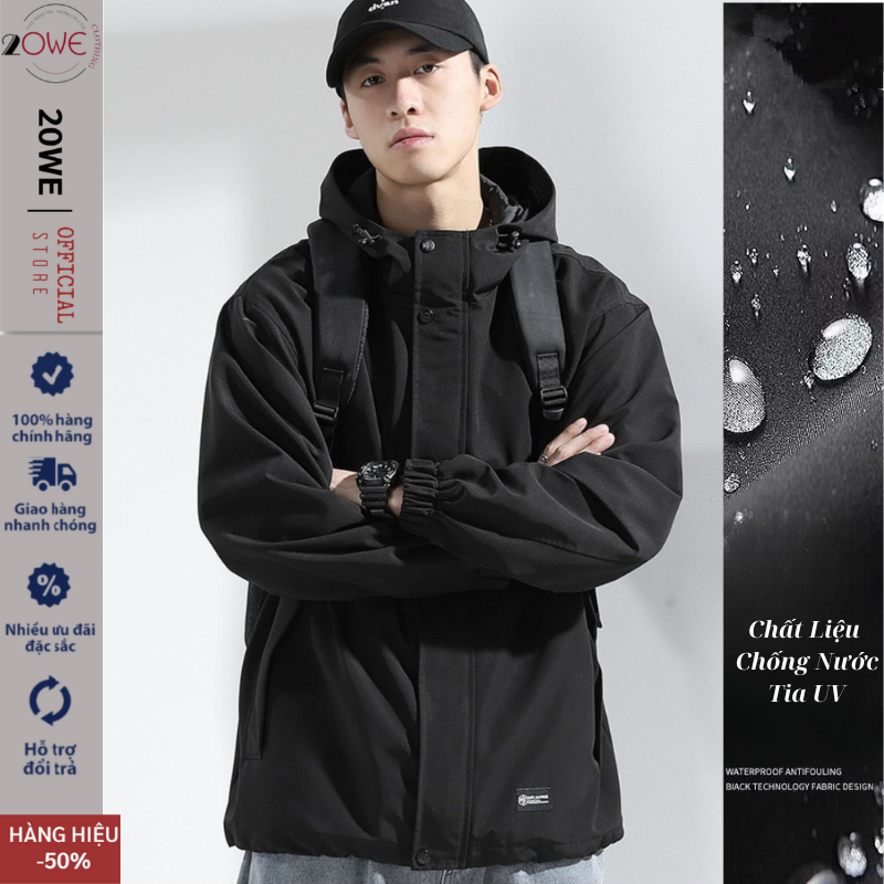 Áo Khoác Gió, Áo Khoác Dù chống nắng nam nữ 2 lớp full tem tag phụ kiện 20WE | BigBuy360 - bigbuy360.vn