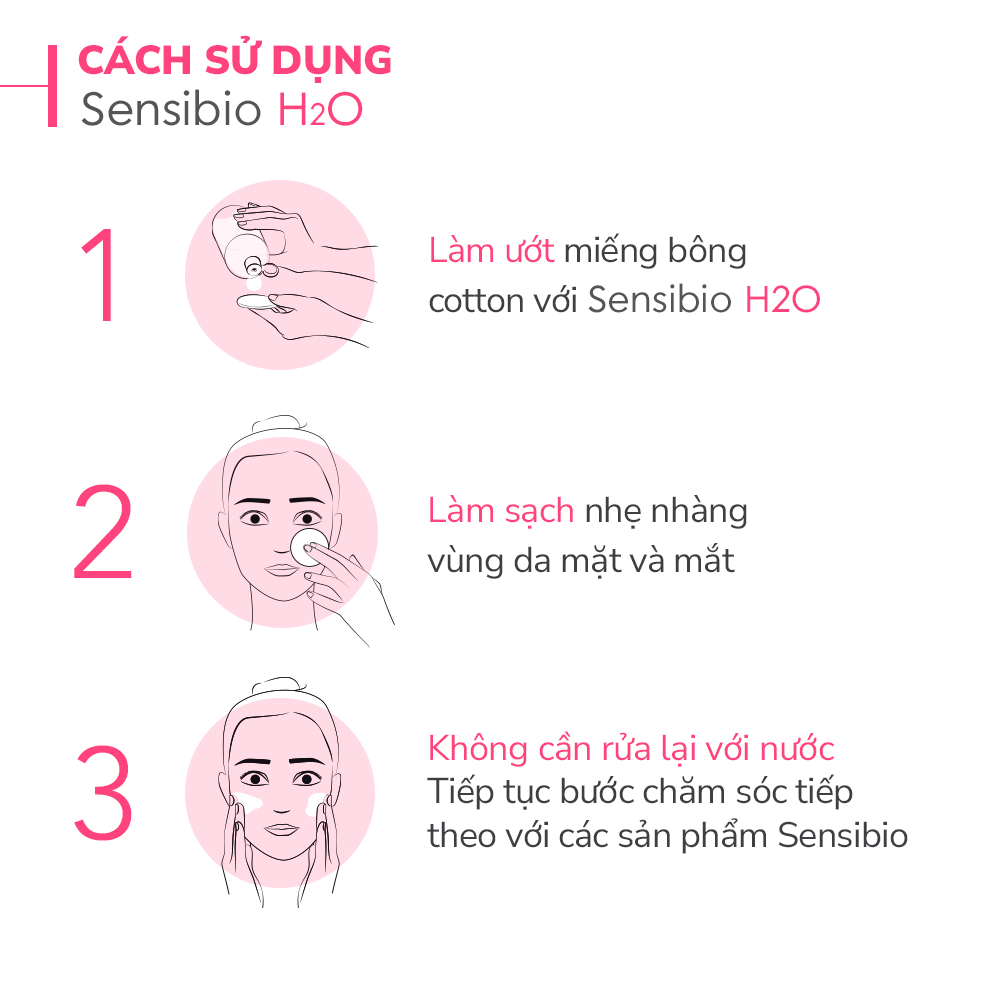 Ảnh Dung dịch làm sạch và tẩy trang công nghệ Micellar Bioderma Sensibio H2O - 250ml 3