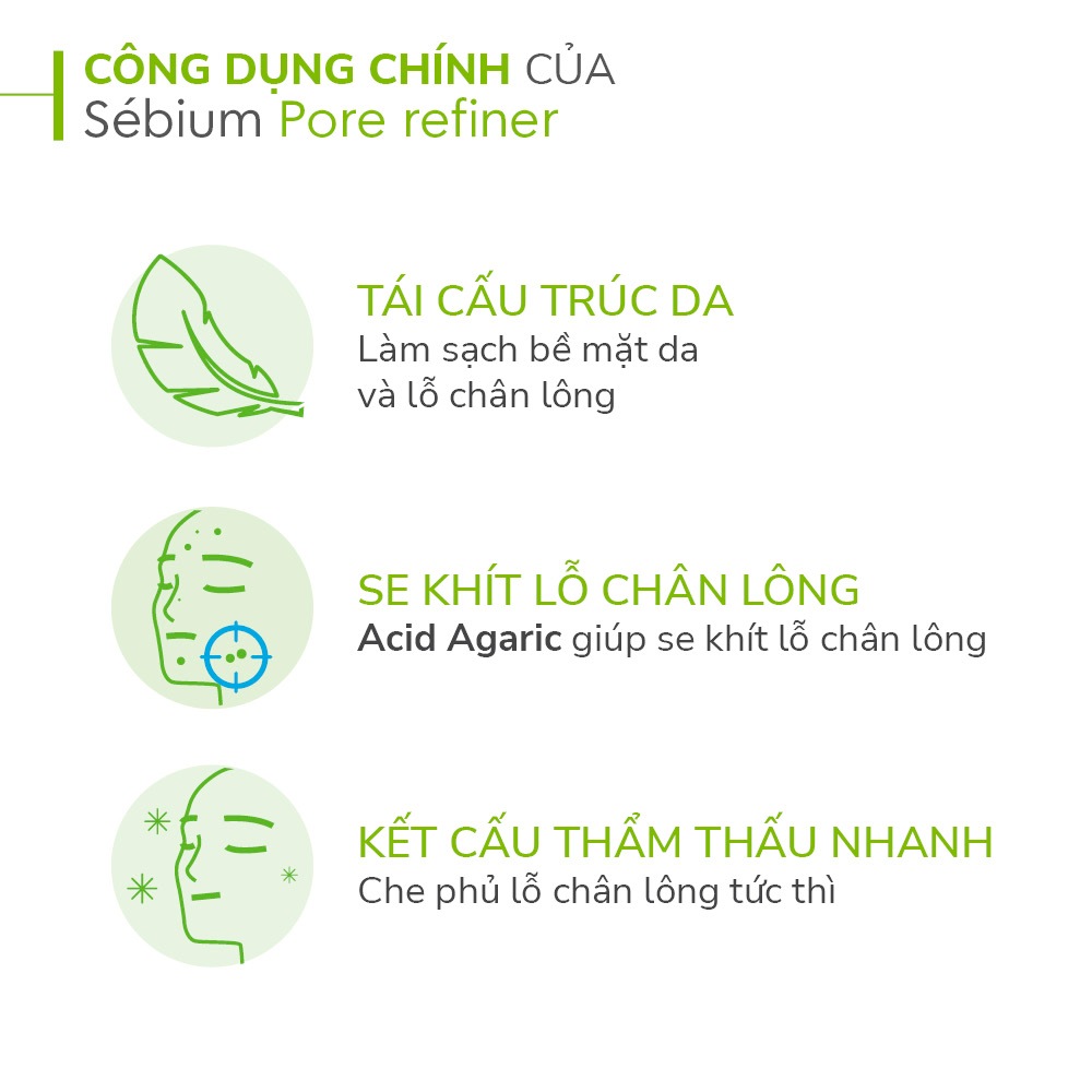 Ảnh Kem se nhỏ lỗ chân lông Bioderma Sebium Pore Refiner - 15ml 3