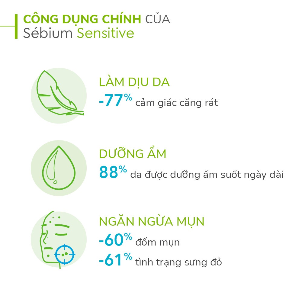 Ảnh Kem dưỡng giảm mụn viêm nhạy cảm Bioderma Sebium Sensitive - 30 ml 4