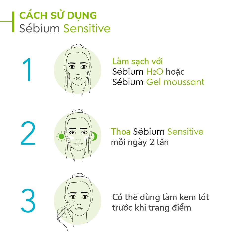 Ảnh Kem dưỡng giảm mụn viêm nhạy cảm Bioderma Sebium Sensitive - 30 ml 3