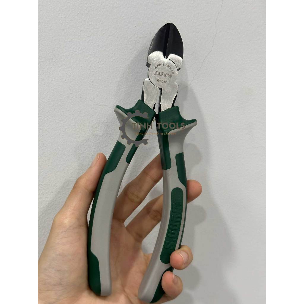 Kìm | Kiềm Cắt, Kềm Mỏ Cắt 8 inch/200mm G608A Wynn's được làm từ hợp kim thép cacbon dùng để bấm, cắt,dây điện, dây thép
