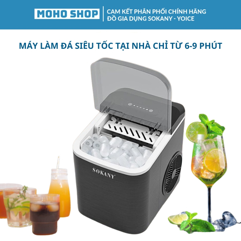 Ảnh Máy làm đá viên siêu tốc cho gia đình SOKANY SK-03038 làm đá nhanh chỉ từ 6-9 phút 1