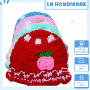Mũ Len Cho Bé - Nón Len Cho Bé Gái - LN_Handmade