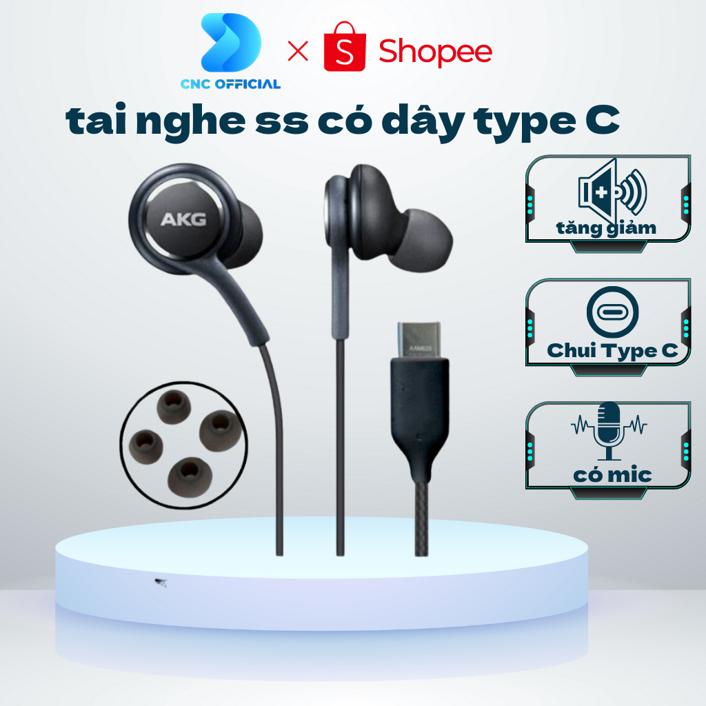 Tai nghe ss AKG SsS8 S9 S10 S20 S21 S22 Note 8 Note 9 Note 10 Note 20 ...