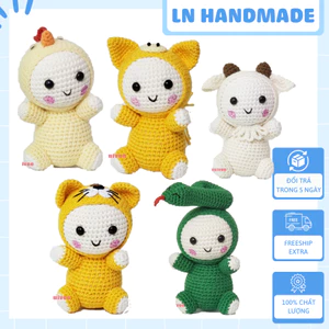 Thú Bông Móc Len Thủ Công - Thú Bông 12 Con Giáp
