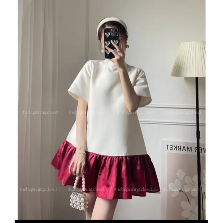 Váy babydoll, Váy đuôi cá xòe ngắn, Váy dự tiệc sang trọng có bigsize 40kg-120kg