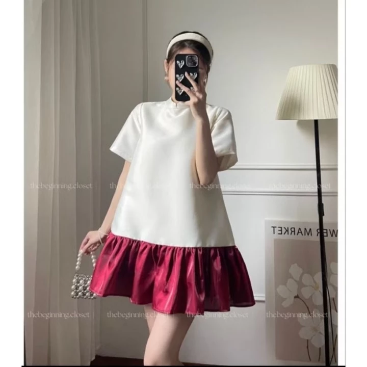 Váy babydoll, Váy đuôi cá xòe ngắn, Váy dự tiệc sang trọng có bigsize 40kg-120kg