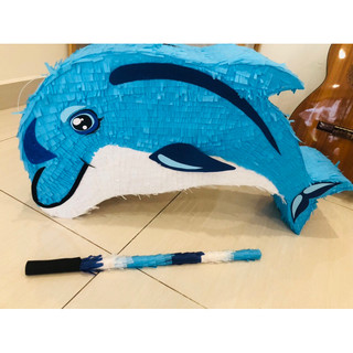 Pinata đập kẹo cá heo - Trò chơi tiệc sinh nhật cực vui (có size lớn)
