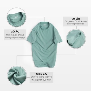 COMBO 3 CHIẾC Áo Thun Nam Cổ Tròn , Chất Liệu Co Giãn 4 Chiều Dày Dặn, Form Regular Fit