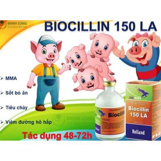 Interchemie BIOCILLIN 150 LA 100ml - thuốc hỗ trợ tiêu hoá, mất sữa, viêm hô hấp cho động vật