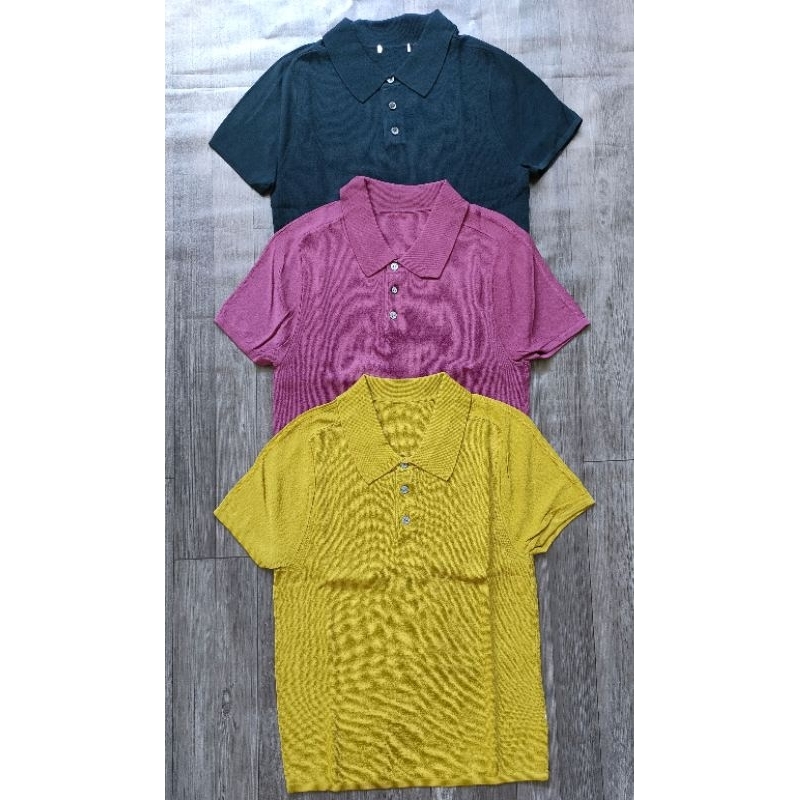 (Sale) Áo polo len dệt kim nữ Uni*ql0* bigsize - dư xịn (44-63 kg)