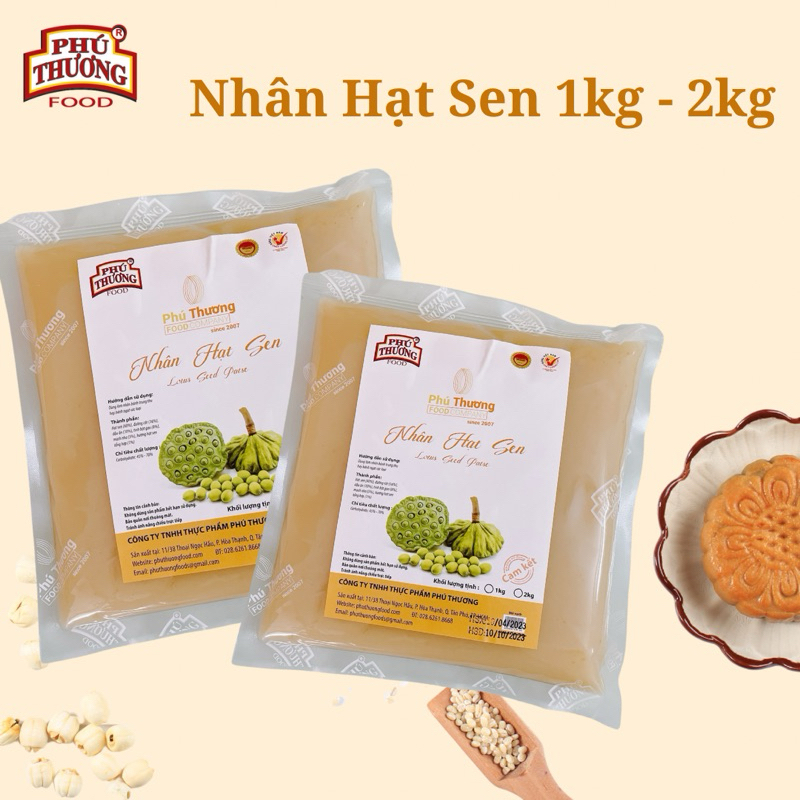 Nhân hạt sen Phú Thương 1kg