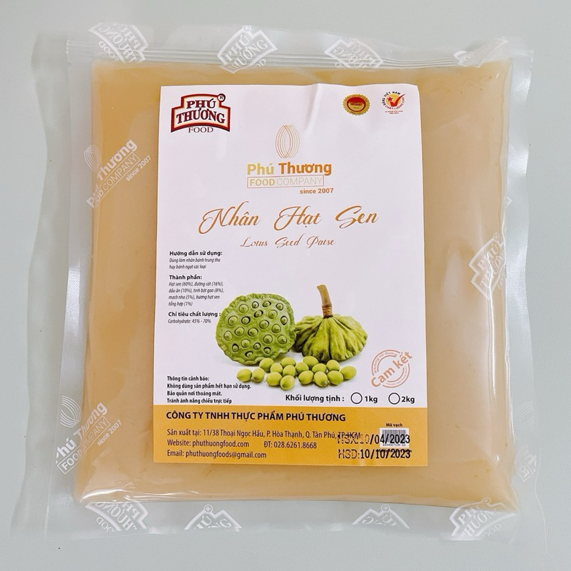 Nhân hạt sen Phú Thương 1kg