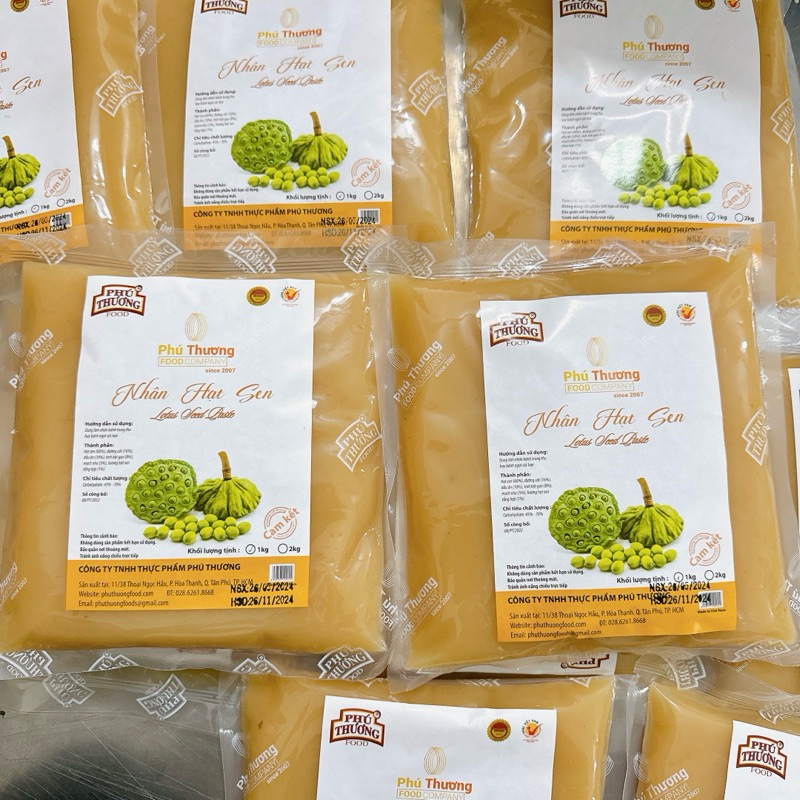 Nhân hạt sen Phú Thương 1kg