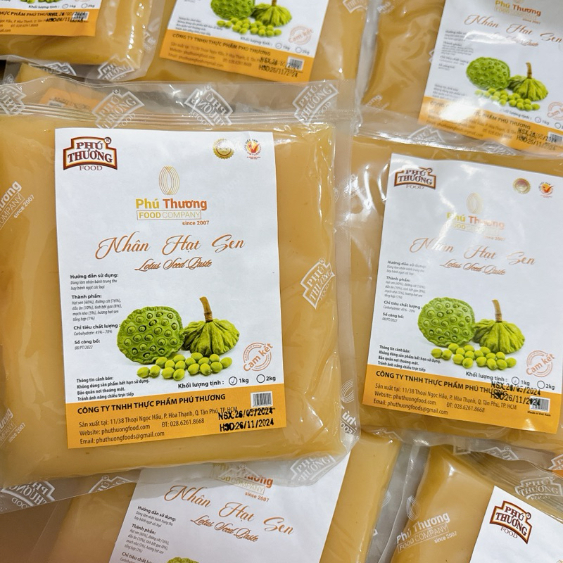 Nhân hạt sen Phú Thương 1kg