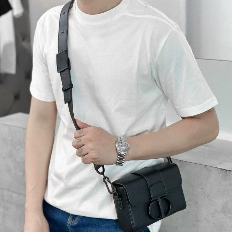 ⚡️[Hight Quality] Túi D1o.1 Đeo Chéo 30 Montaigne Box Bag Black - Điểm Nhấn Logo C.1D Cao Cấp - Qccc Hottrend Nam Nữ