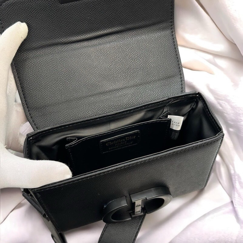 ⚡️[Hight Quality] Túi D1o.1 Đeo Chéo 30 Montaigne Box Bag Black - Điểm Nhấn Logo C.1D Cao Cấp - Qccc Hottrend Nam Nữ