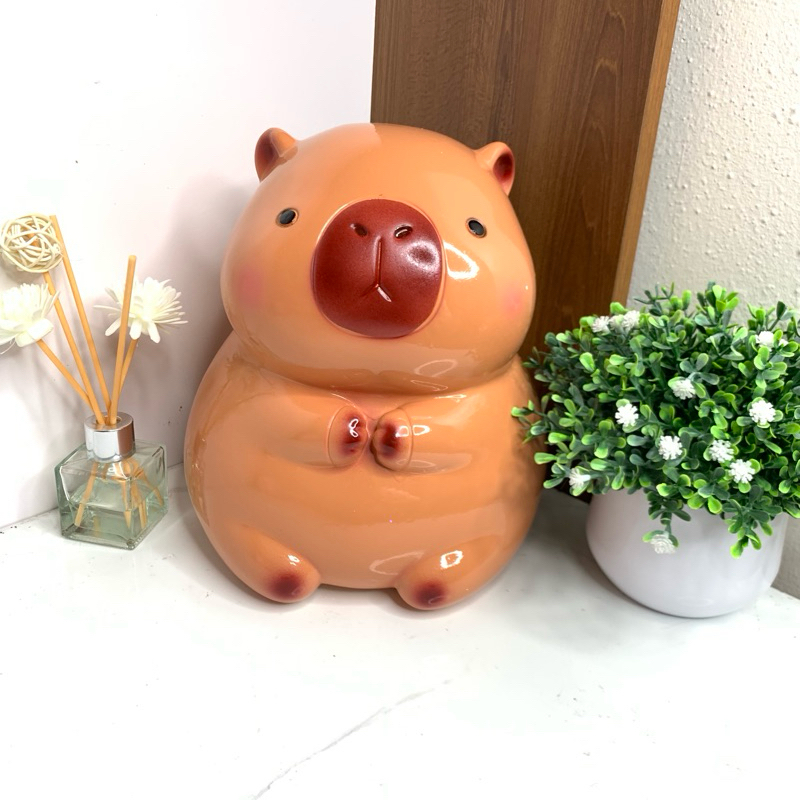 Heo đất,lợn đất tiết kiệm mẫu Chuột Capybara Size To cute dễ thương,quà tặng trang trí/Ống tiết kiệm
