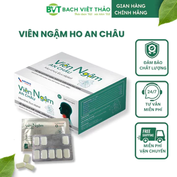 Viên Ngậm An Châu Hỗ Trợ Giảm Ho, Ngứa Họng, Rát Họng Chiết Xuất Thảo Dược Tự Nhiên - Bách Việt Thảo