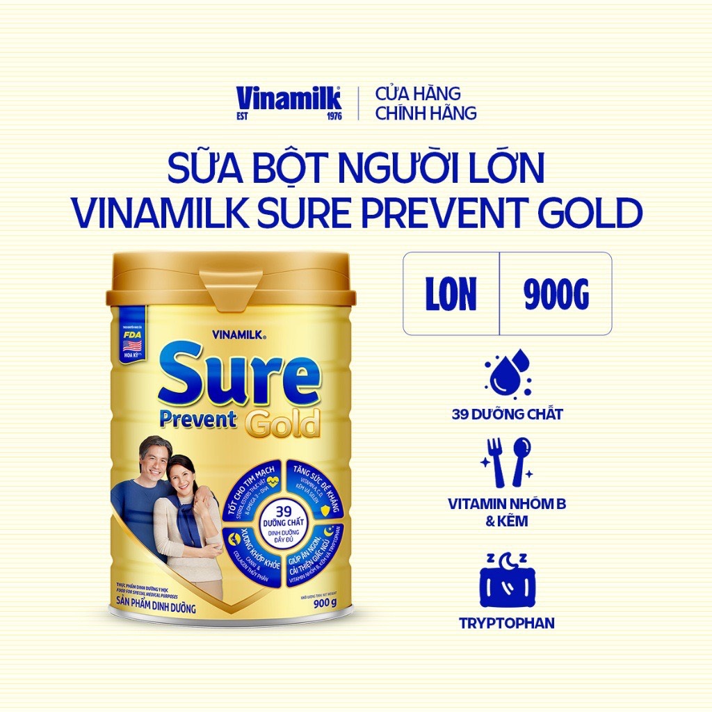 (DATE THÁNG 10/2025)SỮA BỘT SURE PREVENT GOLD 900G | Shopee Việt Nam