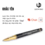 Bút Ký Cao Cấp Leon Dio Lapis Lazuli Black, ngòi 0.7mm, bút bi xoay, khắc tên theo yêu cầu