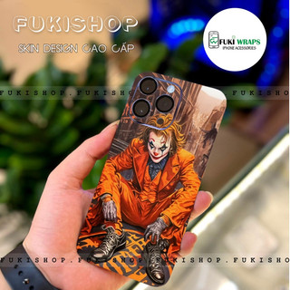 Tấm dán Skin / Ốp lưng Mặt sau Joker MS04 Dành cho 15promax , 14promax , 13promax , 12promax , 11promax - FukiShop