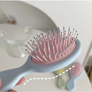 Lược Chải Tóc Gỡ Rối, có đệm khí Massage Mini cầm tay tiện lợi cho Bé, cho Nữ