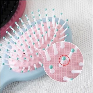 Lược Chải Tóc Gỡ Rối, có đệm khí Massage Mini cầm tay tiện lợi cho Bé, cho Nữ