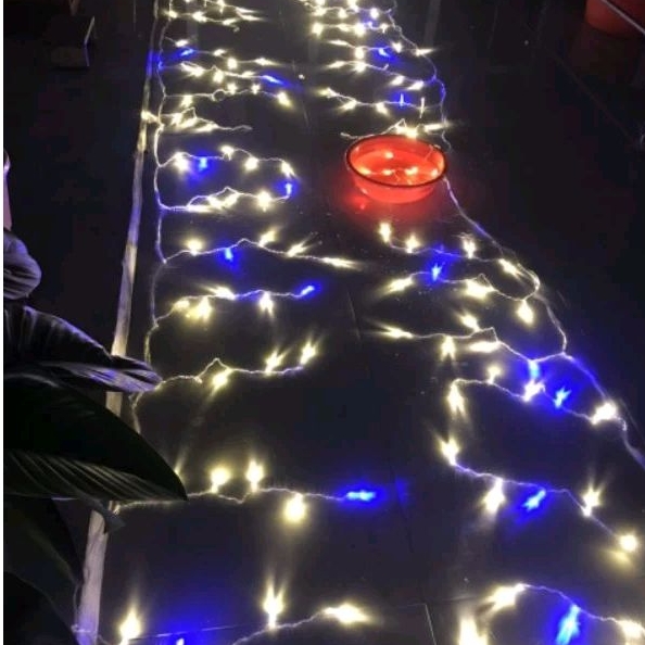 LED Rủ Mành Rèm 12mét rủ 60cm Bóng Dây To Chống Nước Nối Tiếp Nhiều ...
