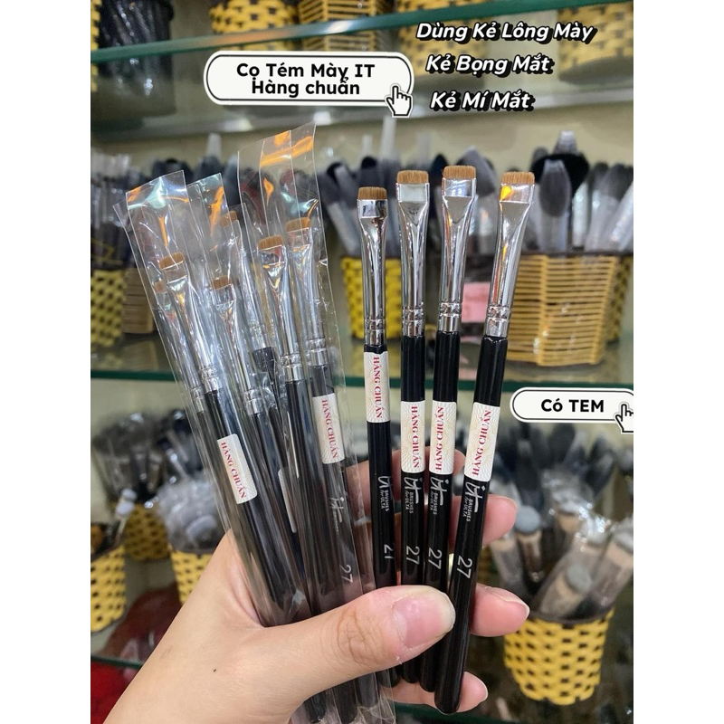 Hàng xịn-Cọ tém mày đa năng IT 27. 1 cây cọ dùng nhiều công dụng