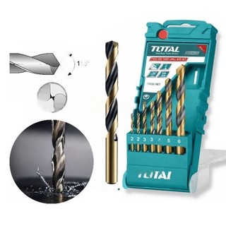 TOTAL Bộ 7 mũi khoan kim loại HSS TACSD0075