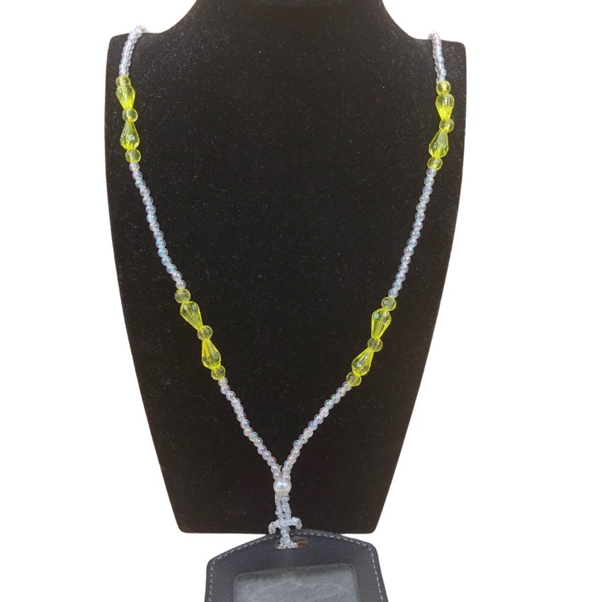 Dây Đeo Thẻ / Bảng Tên Kết Hạt Cườm Handmade - Nhiều Màu Đẹp, Sáng Tạo Và Cá Tính